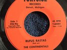 The Continentals - Rufus Rastus / Donna  VG++ 45 - Rock / R&B / Soul - Detroit