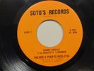 EX RARE SALSA 45, SAMMY CARILLO Y SU ORQUESTA LABRANZA, VOLVER A PUERTO RICO