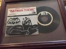 Batman Theme 45 Record Framed