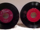 2 45 RPM RECORDS WOW WOW BABY BY SEARCHERS & SINGING THE BLUES BY GUY MITCHELL