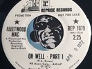 FLEETWOOD MAC Rock n Roll 45 Reprise #1079 Oh Well pt.1 b/w The Green Manalishi