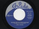 ROCKABILLY-JESSE ROGERS-ARCADE 143-YOU CAN'T HANG THAT MONKEY ON MY BACK/JUKEBOX
