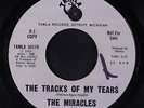 MIRACLES: The Tracks Of My Tears / Fork In The Road 45 (dj, xol) Soul