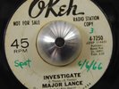 MAJOR LANCE investigate / little young lover 45 OKEH – northern soul HEAR