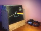 Vinyl Record Holder, Stand, Display Crate. *Laser cut* - Flat Pack. * Mahogany