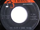 POETS - SHE BLEW A GOOD THING / OUT TO LUNCH SYMBOL 214  EX