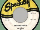 JOE LIGGINS Drippers Boogie / Tanya 45rpm Specialty 1953 original pressing
