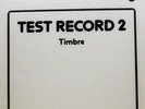 Test Record 2: Timbre, 1981 Opus 3 (Sweden) Audiophile LP
