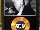 ROBBIE WILLIAMS - SIGNED PHOTO WITH GOLD or SILVER PRESENTATION DISC
