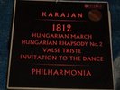 KARAJAN CONDUCTS TCHAIKOVSKY /BERLIOZ /SIBELIUS COLUMBIA  SAX 2302 BLUE/SILVER