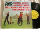 HAMPTON HAWES Four  Barney Kessel Shelly Manne Red Mitchell LP