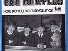 The Beatles US 45 How Do You Do It / Revolution with Picture Sleeve Blue Vinyl