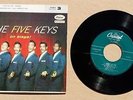 THE FIVE KEYS on stage  PART 3 - NM PICTURE SLEEVE & VG++ 45rpm EP