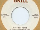 JIM ROBINSON Man From Texas Brill 45 Norman Petty Studios 1957 Buddy Holly