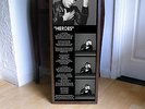 DAVID BOWIE HEROES POSTER LYRIC ALADDIN,ZIGGY,HUNKY, GLAM ROCK,POP MUSIC,CD,LP