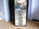 DAVID BOWIE CHANGES POSTER LYRIC ALADDIN,ZIGGY,GLAM ROCK,POP MUSIC,HUNKY DORY,LP