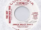 THE ROY MERIWETHER TRIO Jingle Bells Part 1 / Part 2 45 RECORD DJ PROMO WLP