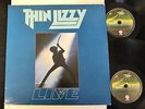 UK PRESSING Thin Lizzy 2 LP Vertigo 883 Live