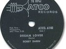 Super Rare 1959 BOBBY DARIN 78 RPM Record. Dream Lover