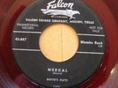GOYO'S CATS mezcal FALCON PROMO red vinyl Rockabilly  RARE 45 EX