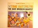 TIME OUT TAKE FIVE BY THE DAVE BRUBECK QUARTET. Signed.