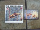 Stone Roses  What The World Is Waiting For b/w Fools Gold + Postcard Near Mint