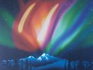 Rolling Stones oslo norway poster 14 On Fire Tour nothern lights- aurore boreale