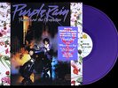 PRINCE Purple Rain LP (1984) PURPLE VINYL PROMO with POSTER EX/NM Nice