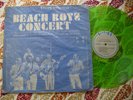 THE BEACH BOYS- CONCERT RARE ORIG TAIWAN IMPORT GREEN COLOR VINYL SURF ROCK LP