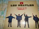 LES BEATLES HELP OG BLUE FRENCH OSX 230 LP