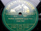 0438/ JOSEPH PLAUT-Berliner Landsturm mit Volltext gesungen-ANTI-KRIEG Schellack