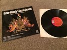 ON HER MAJESTY'S SECRET SERVICE UK 1969 LP - JAMES BOND UAS 29020 John Barry