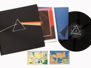 PINK FLOYD LP THE DARK SIDE OF THE MOON, G/FOLD, 2 STICKERS & 2 POSTERS, 1973 UK