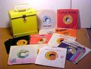 CASE W/51 VINTAGE 45 RPM RECORDS