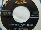 RARE 50s USA ABC 45 VINCE EVERETT BABY LETS PLAY HOUSE