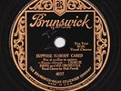 Brunswick #4037: Meyer Davis/Dick Powell-Suppose Nobody/A. Johnson-Cotton V+/E-