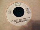 No Limitations Jah Gonna Bring Them Down 45 Killer Digi Funk 1988 VG RARE