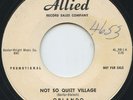 HEAR - Rare Exotica Novelty 45 - Orlando - Not So Quiet Village - Allied # 7777