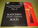 Decca SXL 2076 UK Stereo ED1 LP EXC Rachmaninov: Piano Concerto No 2, Katin