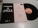 LP PETE DENNIS DIXIELANDERS/RAY NEWBECK QUARTET - CONTRASTS IN JAZZ 1 LIBRARY