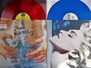 Madonna,Like A Prayer,True Blue,RED/BLUE VINYL L.P'S both ltd edt sainsbury's
