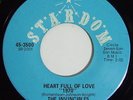 THE INVINCIBLES Heart Full Of Love 45 on Stardom Sweet Soul M-