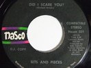 BITS AND PIECES Did I Scare You 45 on Nasco 70s Soul Promo M-