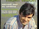 EP THIERRY VINCENT : *SAMEDI SOIR AU CINÉMA* CBS - 1965