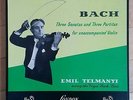 Emil Telmanyi 3 lp's box set LLA 20 Bach Three sonatas and three partiras