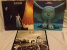 Rush LP's 3 Vinyl Albums - Exit...Stage Left,Fly By Night & Permanent Waves 1975