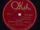 357.  Lillie Delk Christian - Lonesome and Sorry & Baby O' Mine - Okeh 8356