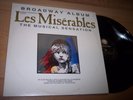 NM 1987 Les Miserables Broadway Album 2 LP Albums w/lyric sheet