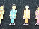 Vintage The Beatles Sgt Pepper Commemorative Edition Cloisonne Pin Set