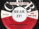 The Wanderers R&B POPCORN 45 (Cub 9023 PROMO) Shadrach Meshack And Abednego